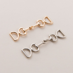 Zinc Plated Classic <strong>D</strong> <strong>Ring</strong> Sewing Hardware Bag Hanger Connector 1 Inch <strong>Strap</strong> Buckles Eco-Friendly Fashion User-Friendly Topone - Product Image 1