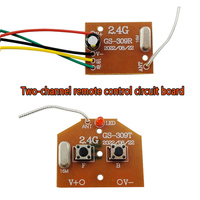 Placa de Circuito de Control Remoto de Dos Canales 3-4.5V FR-4, Placa de Control para Coche de Juguete, Placa Base PCB, Componentes Electrónicos DIY