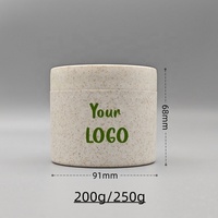 50g 100g ensemble personnalisé emballage bouteille de soins de la peau crème pour le visage pompe pots cosmétiques crème pour les yeux pot givré