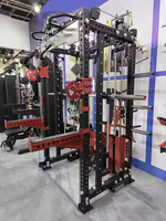 Estante de alimentación multifuncional Dinuo con máquina de cruce de cables, nueva versión, estante de alimentación de entrenamiento de gimnasio comercial