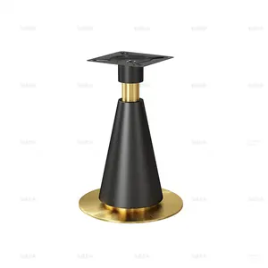 طاولة قهوة حديثة مصنوعة من الفولاذ المقاوم للصدأ من التوليب والقرن والخصر الصغير لألواح المعيشة في الفنادق - Product Image 5