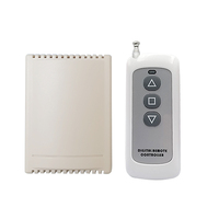 Module émetteur sans fil 12-36V 433MHz, 2 pièces, récepteur DC12V 24V et télécommande étanche pour éclairage de porte de Garage