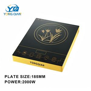 Table de cuisson vitrocéramique 2000W, <span class=keywords><strong>plaque</strong></span> chauffante électrique en verre céramique - Product Image 1