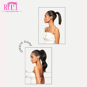 ผมต่อแบบคลิปหนีบ บราซิลเลียน เรมี่ แท้ สีธรรมชาติ แบบยาว ไม่ผ่านการแปรรูป ทรงหางม้า มีลอน - Product Image 4