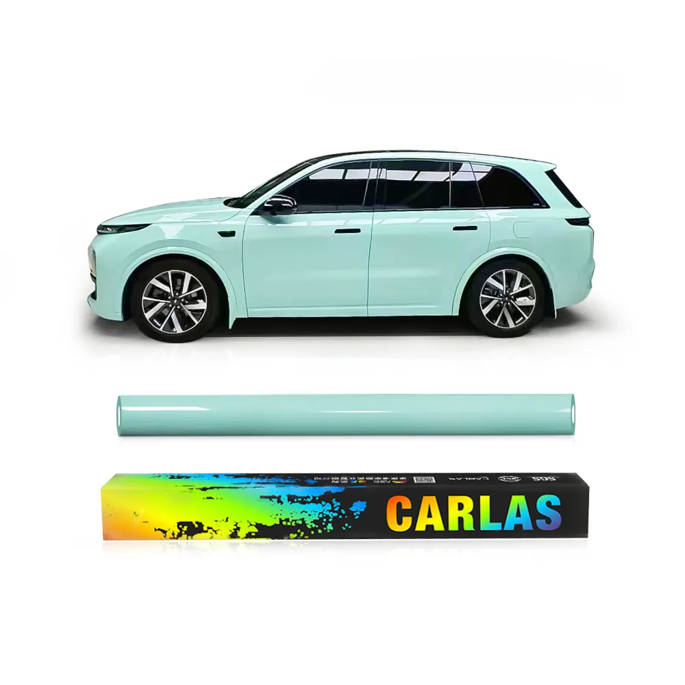 CARLAS 1.52M*18Y Crystal Glossy Color Paint Protection PPF Film Self-healing Anti-scratch TPU Car Wrap