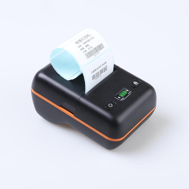 Mobile Printer Ptpii 58mm Small Size Black Thermal Label Printer High Speed Mini Sticker Printer BT-58L in Stock