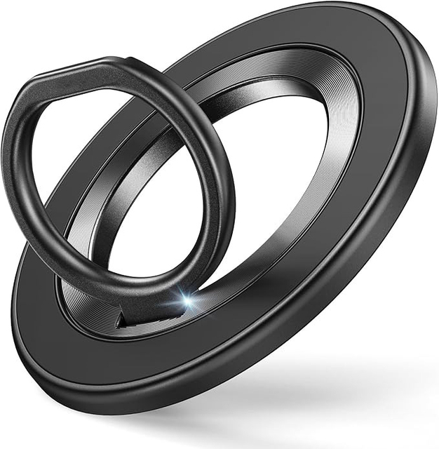 Magnetic Phone Ring Holder for MagSafe Grip Stand Finger Ring Kickstand Compatible with iPhone 17 Pro Max 16 15 14 13 12