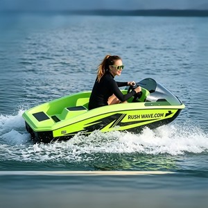 Jet ski électrique Rushwave, 1 place, en fibre de verre, bateau de sport nautique rapide - Product Image 3