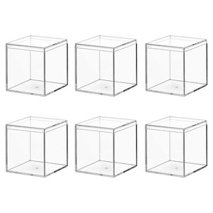 Reaching New Heights Acrylic Square <b>Box</b> PS Transparent Candy Storage <b>Wedding</b> <b>Gift</b> Packaging Ornament <b>Box</b> - Product Image 4