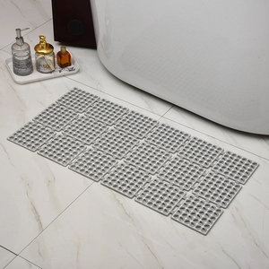 Modern Decorative Solid Color Eco-Friendly TPE Non-slip Massage <strong>Quick</strong> <strong>Drying</strong> Shower Bath <strong>Mat</strong> - Product Image 1