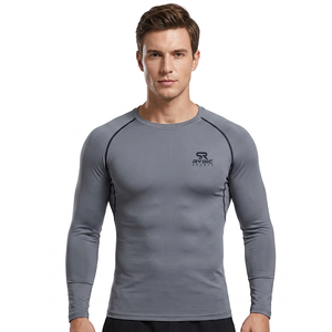 Rashguard MMA sur mesure pour hommes, respirant, en Spandex/Polyester, manches longues, intégral, Nogi - Product Image 1
