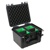 Étui de transport rigide en plastique à 2 rangées Étui étanche à cartes avec mousse personnalisée pour PSA, BGS, One Touch Case
