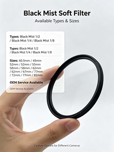 Filtre Soft ND Noir OEM 52mm 1/2 1/4 1/8 en Verre Optique Multi-couche avec Revêtement Nano Étanche pour Objectif d'Appareil Photo - Product Image 3