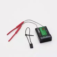 Récepteur Flysky FS-iA10B 2,4 GHz à double antenne en plastique pour avion RC, planeur, hélicoptère, 10 canaux, protocole I-BUS AFHDS 2A, prix bas
