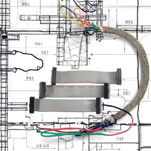 Cavo Piatto a Nastro XINYING 16P IDC con Anima in Rame, Grigio, <span class=keywords><strong>2</strong></span>*8P, Passo <span class=keywords><strong>2</strong></span>.54mm, Adattatore di Estensione PVC 115MM per Apparecchiature Elettroniche - Product Image 3
