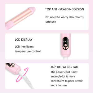 Automatisch rotierende lange Reise größe Selbst rotation Farbe Haar Waver Lockens tab Splinng Lockens tab Set für kurzes Haar - Product Image 5