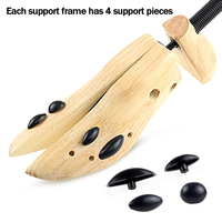 Chaussures en bois de pin extenseur de chaussures en bois de meilleure qualité arbres à chaussures réglables