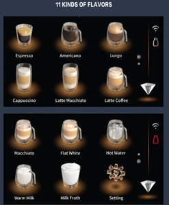 Đa chức năng điều khiển cảm ứng Espresso cà phê pha cà phê Espresso Cappuccino Máy pha cà phê tự động với máy xay - Product Image 4