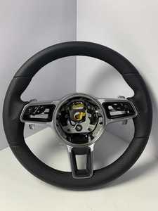 Volante de cuero Nappa y perforado sin <span class=keywords><strong>SC</strong></span> ni levas para <span class=keywords><strong>Porsche</strong></span> Panamera 971 Cayenne 9YA - Product Image 1