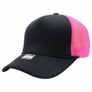 Casquette de baseball en mousse et maille de haute qualité pour l'été, protection solaire, style trucker, avec cordon - Product Image 5