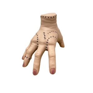 Gant de décoration d'horreur pour Halloween, inspiré de Wednesday <span class=keywords><strong>Addams</strong></span> de <span class=keywords><strong>la</strong></span> <span class=keywords><strong>Famille</strong></span> <span class=keywords><strong>Addams</strong></span> - Accessoire de <span class=keywords><strong>main</strong></span> effrayant en caoutchouc pour fête d'horreur - Product Image 1