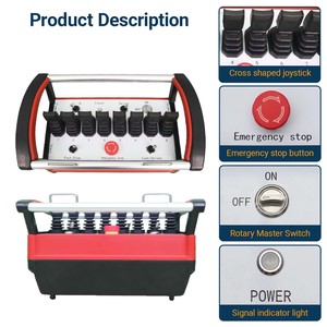 Arrêt d'urgence, télécommande sans fil hydraulique proportionnelle à 8 leviers pour équipement lourd - Product Image 5