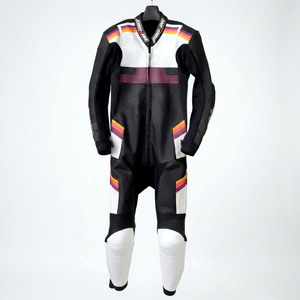 <b>Mens</b> Zonda Genuine Cowhide/Kangaroo Professional Motorcycle Racing 1Pc Suit <b>Jumpsuit</b>/Traje Premium Leather Motorbike Riding - Product Image 1