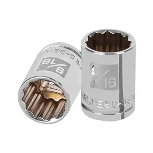 Boîte de 6 douilles à 12 points de 9/16 po, entraînement 3/8 po, TRUPER - Product Image 1