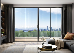 <span class=keywords><strong>Porte</strong></span> coulissante en verre lourd résistant au vent, <span class=keywords><strong>isolation</strong></span> <span class=keywords><strong>phonique</strong></span>, <span class=keywords><strong>isolation</strong></span> <span class=keywords><strong>thermique</strong></span>, économie d'énergie pour cloison intérieure/extérieure - Product Image 2