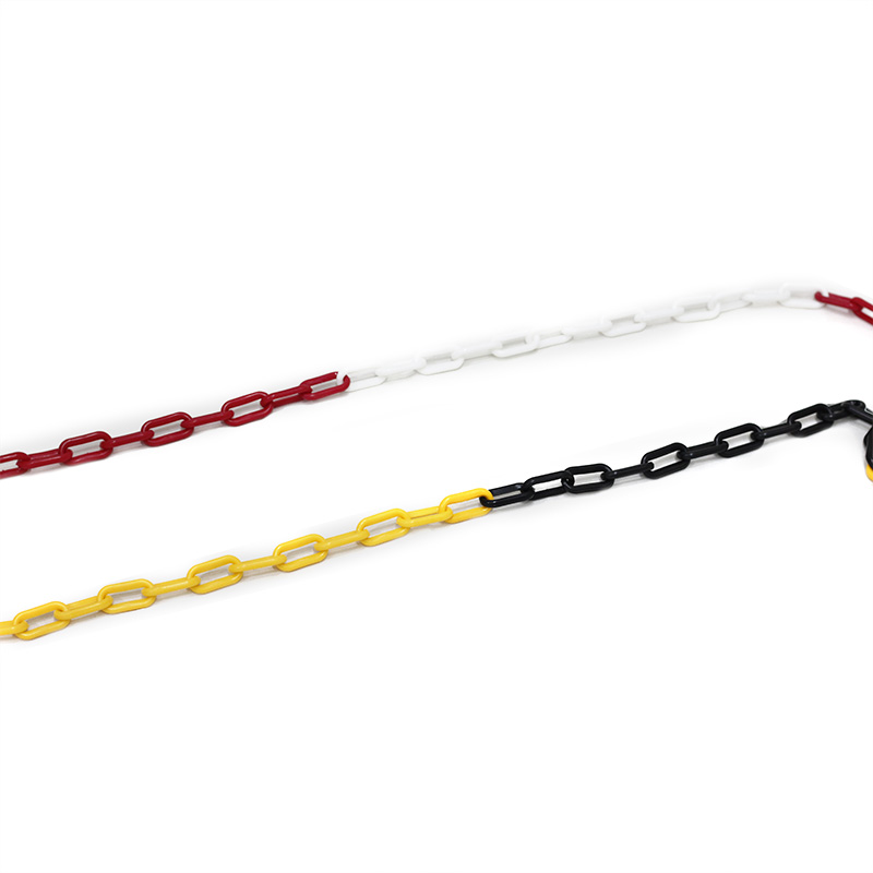 6 мм желтый черный красный белый дорожный барьер, пластиковая цепь