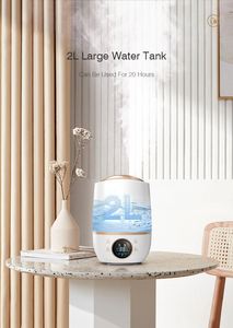 RUNAL-Humidificateur <span class=keywords><strong>à</strong></span> ultrasons pour petites plantes, <span class=keywords><strong>à</strong></span> arrêt automatique et intelligent, avec contrôle de l'humidité - Product Image 2