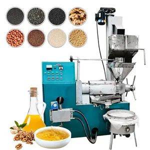 Multifunctional spiral oil press filter oil-press groundnut used cake pressing machine pear oliver oil press machine indestrial