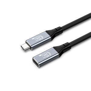 SYONG 240W Thunderbolt 4 40Gbps USB4 USB C 延長ケーブル 8K60Hz対応 ハブ、ドック、モニター、iPhone 17、MacBook 外部機器用 - Product Image 1