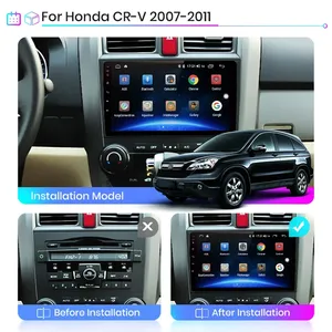CRV 2007-2011 için araba radyosu GPS navigasyon 4G WIFI Carplay <span class=keywords><strong>Android</strong></span> otomatik Aux medya Video oynatıcı Stereo kafa ünitesi geri görüş yardımcısı - Product Image 3