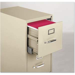 Archivador vertical económico Alera con 4 cajones metálicos de 15 x 25 x 52 pulgadas, color putty, para archivos tamaño carta de 15 x 25 x 52 pulgadas - Product Image 3