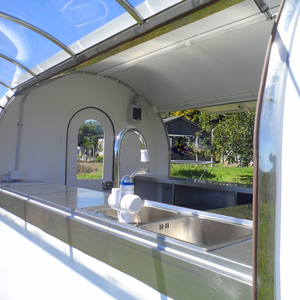 AUSTAR Food Truck BBQ, Petite Camionnette Convertie, Stand de Limonade Entièrement Équipé, Remorque Alimentaire en Fibre de Verre et Aluminium, Remorque de Concession Rapide - Product Image 5