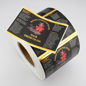 Tùy chỉnh tóc không thấm nước chai dầu với nhãn tùy chỉnh, dính Bopp logo riêng in nhãn cho tóc chai dầu - Product Image 2