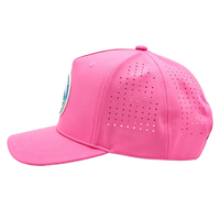 Gorra Deportiva de 5 Paneles con Diseño Personalizado y Corte Láser, Gorra de Béisbol de Poliéster con Logotipo Bordado en 3D y Parche OEM