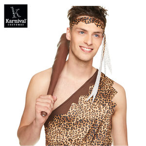 Tunique et bandeau pour <span class=keywords><strong>homme</strong></span>, imprimé léopard sexy, pour adultes, vente en gros, costume de fête d'Halloween, carnaval, film ou série télévisée, marque Karnival, ODM - Product Image 3
