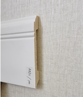 RUITONG Plinthe moderne en plastique blanche facile à installer Plinthe de sol PS Moulure Corniche Décoration intérieure Appartements
