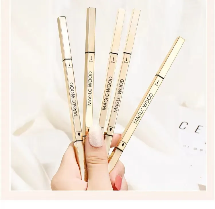 Crayon à sourcils double tête longue durée imperméable 5 couleurs stylo à sourcils teinte mascara améliorer les cosmétiques beauté femmes maquillage