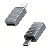 Lector de Tarjetas Micro SD Tipo C de Alta Velocidad, Adaptador OTG Mini de Aleación de Aluminio, Logotipo OEM, 100% Inspeccionado