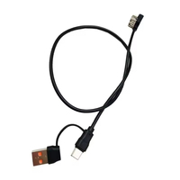 Diskon Besar Kabel Data Micro USB Hard Disk Portabel Multifungsi Catu Daya Ganda Diskon Besar