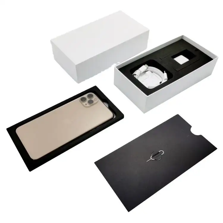 Caixa de papelão para celular MI de alta qualidade, fornecedor da China, caixa de embalagem rígida personalizada para celular