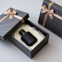 Caja de Regalo para Bufandas de Dos Piezas, Ecológica, Hecha con Materiales Reciclados, Cierre Magnético, con Esponja en Relieve, Personalizable para Empaques de Lujo, Venta al Por Mayor
