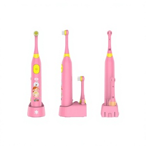 แปรงสีฟันไฟฟ้าแบบสั่นสำหรับเด็ก รุ่น IPX7 ชาร์จได้ พร้อมแท่นชาร์จจากโรงงาน - Product Image 1