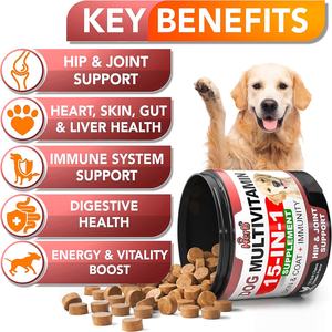 Vitaminas y Suplementos para Perros - Salud de las Articulaciones - Inmunidad - Movilidad - Energía - Intestino - Piel - Product Image 2