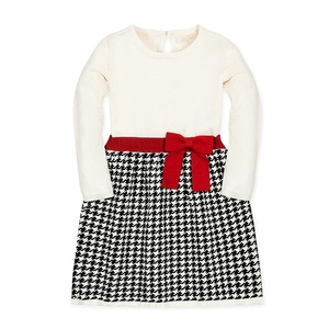 Ropa de punto de Boutique de <span class=keywords><strong>Navidad</strong></span> de alta calidad <span class=keywords><strong>para</strong></span> niñas, vestidos de fiesta de cumpleaños de manga larga <span class=keywords><strong>para</strong></span> <span class=keywords><strong>adolescentes</strong></span>, lazo ODM 12-16 - Product Image 1