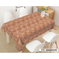 Nappe Moderne en PVC Écologique, Imperméable, Résistante à la Chaleur, Facile à Nettoyer, pour Tables de Salle à Manger, Fêtes et Événements à Domicile