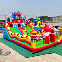 Équipement de divertissement Videur gonflable en PVC commercial Combo Cartoon Jumping Kids Bouncer gonflable